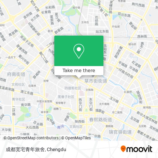 成都宽宅青年旅舍 map