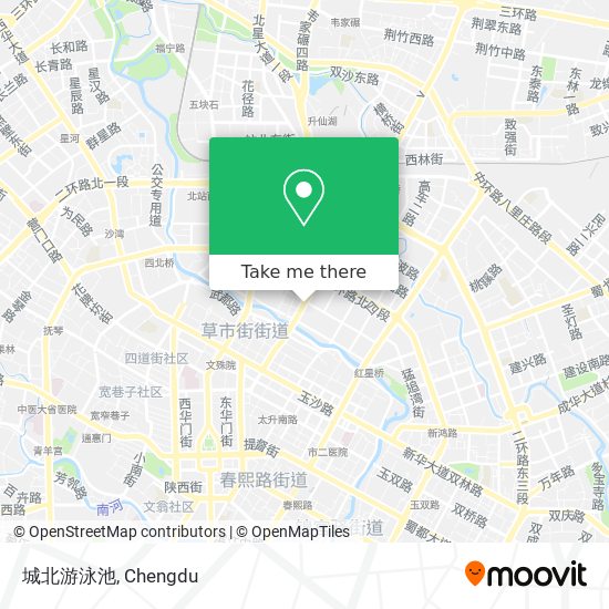 城北游泳池 map