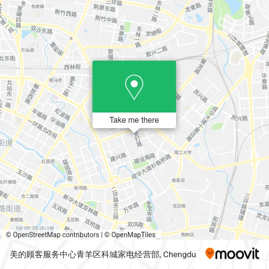 美的顾客服务中心青羊区科城家电经营部 map