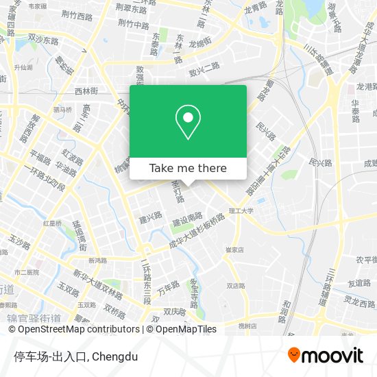 停车场-出入口 map