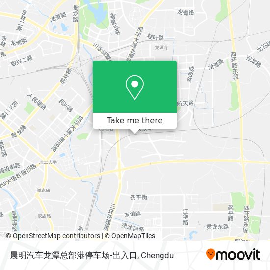 晨明汽车龙潭总部港停车场-出入口 map