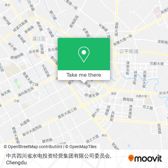 中共四川省水电投资经营集团有限公司委员会 map