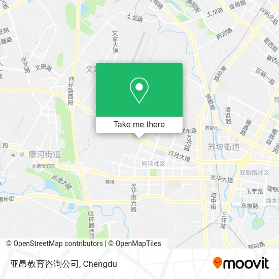 亚昂教育咨询公司 map