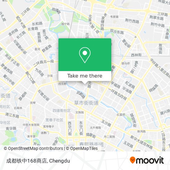 成都铁中168商店 map