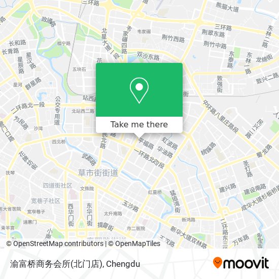 渝富桥商务会所(北门店) map
