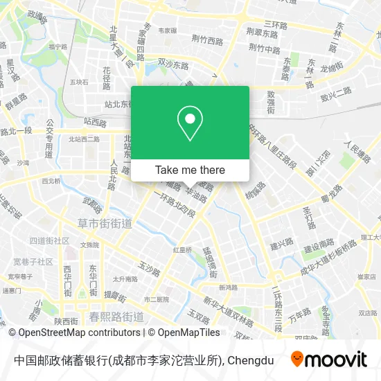 中国邮政储蓄银行(成都市李家沱营业所) map