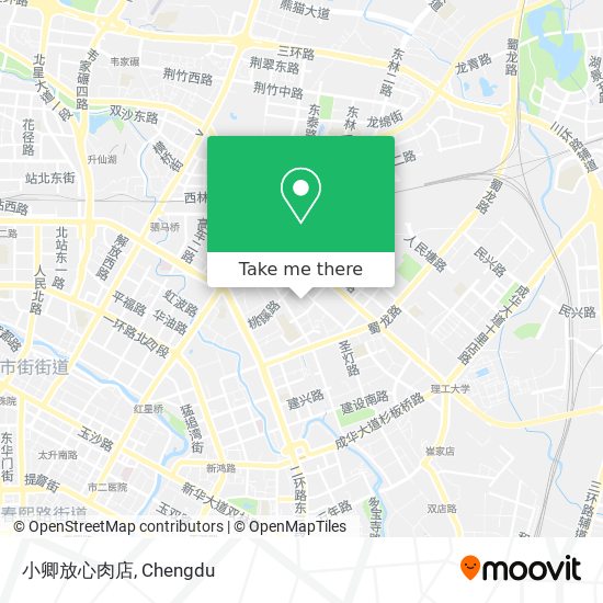 小卿放心肉店 map