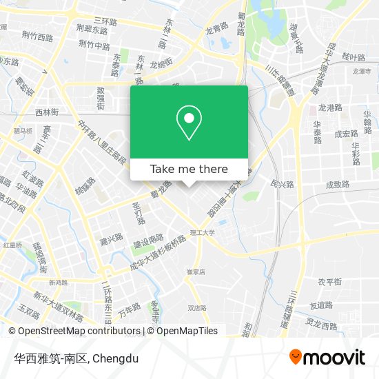 华西雅筑-南区 map