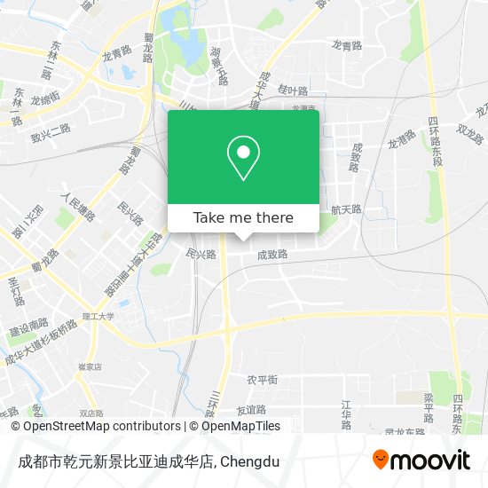 成都市乾元新景比亚迪成华店 map