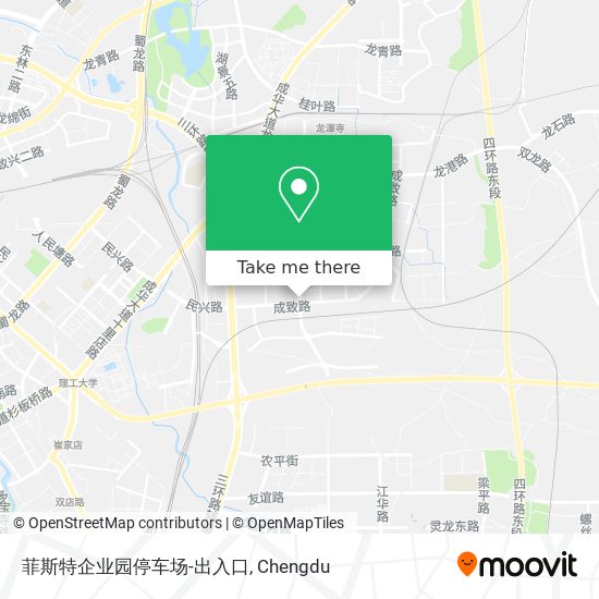 菲斯特企业园停车场-出入口 map