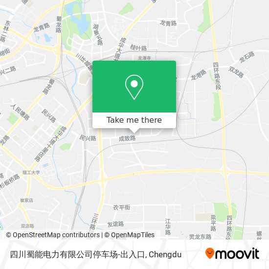 四川蜀能电力有限公司停车场-出入口 map