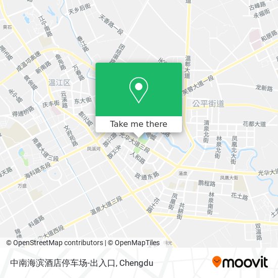 中南海滨酒店停车场-出入口 map