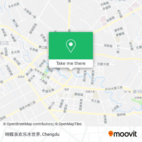 蝴蝶泉欢乐水世界 map
