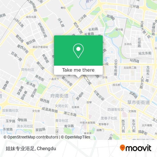 姐妹专业浴足 map