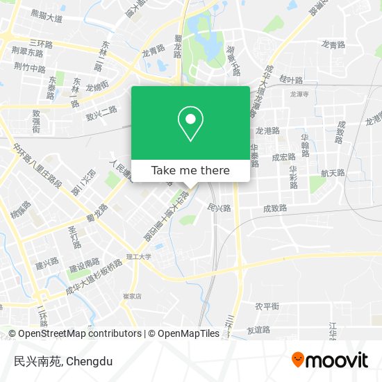 民兴南苑 map