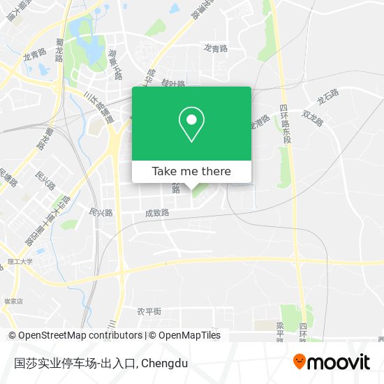 国莎实业停车场-出入口 map