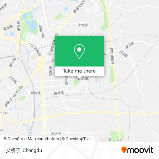 义桥子 map