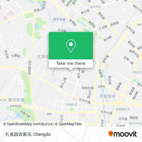 孔雀园农家乐 map