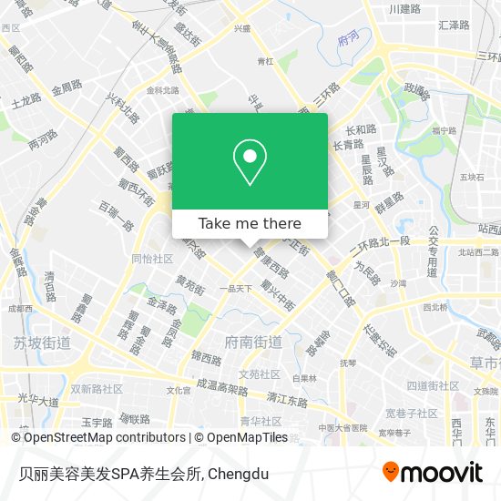贝丽美容美发SPA养生会所 map