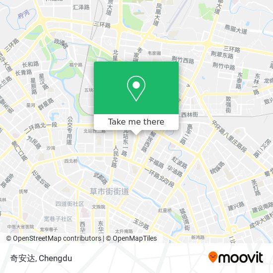 奇安达 map