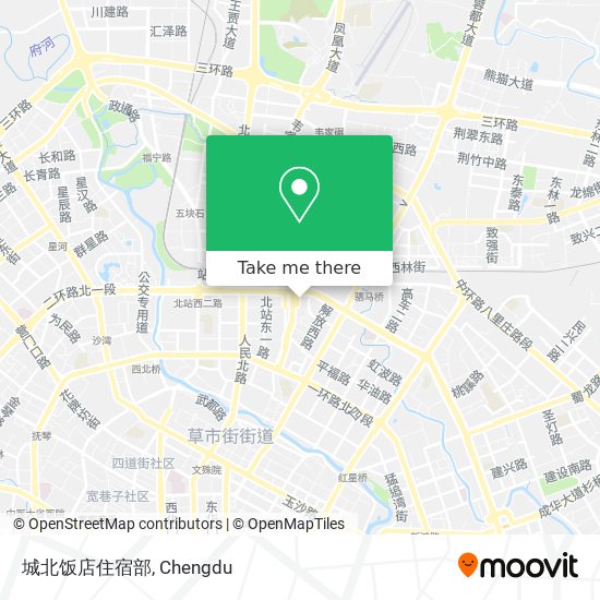 城北饭店住宿部 map