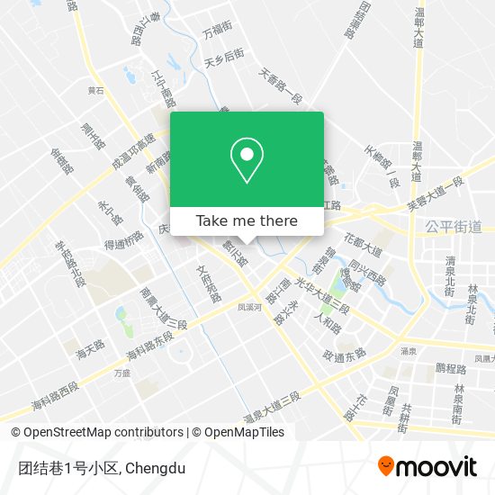 团结巷1号小区 map