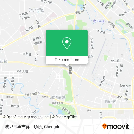 成都青羊吉祥门诊所 map