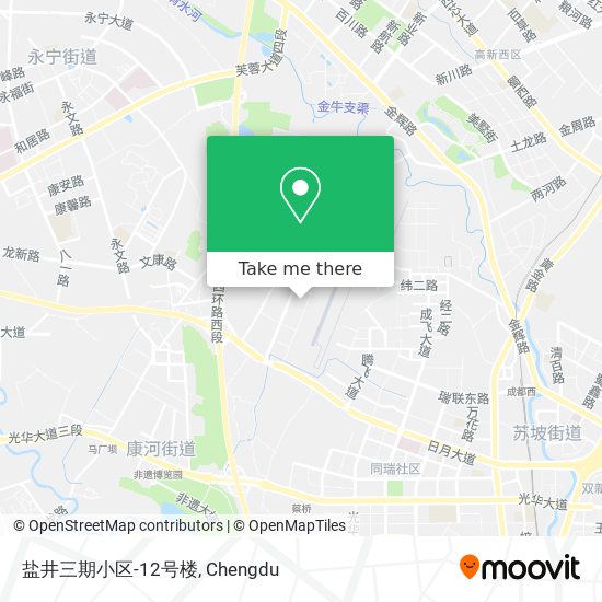 盐井三期小区-12号楼 map
