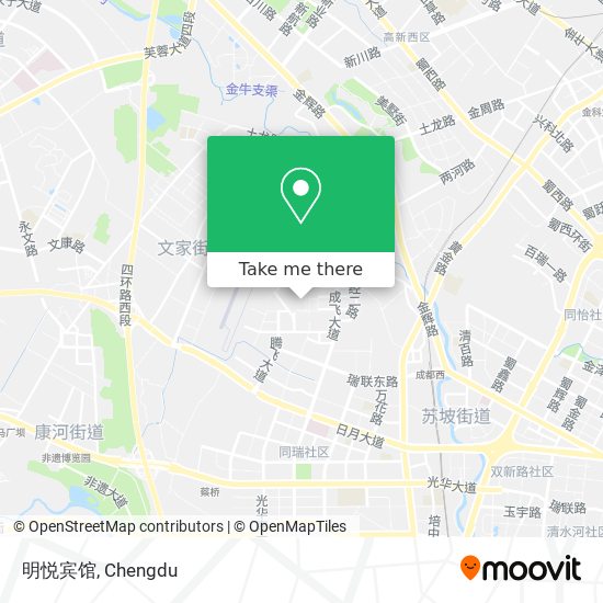 明悦宾馆 map