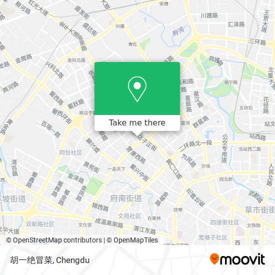 胡一绝冒菜 map