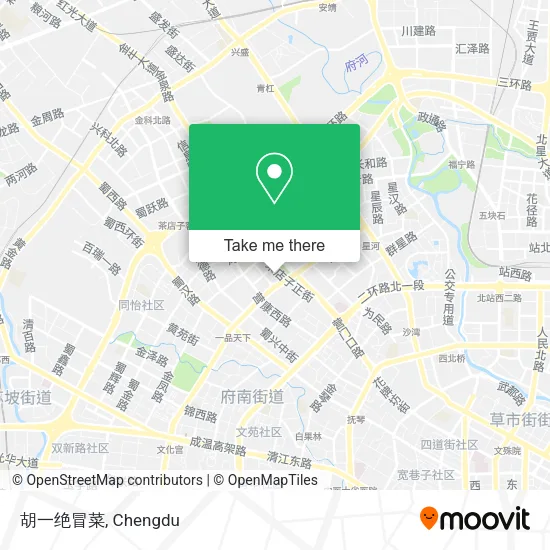 胡一绝冒菜 map