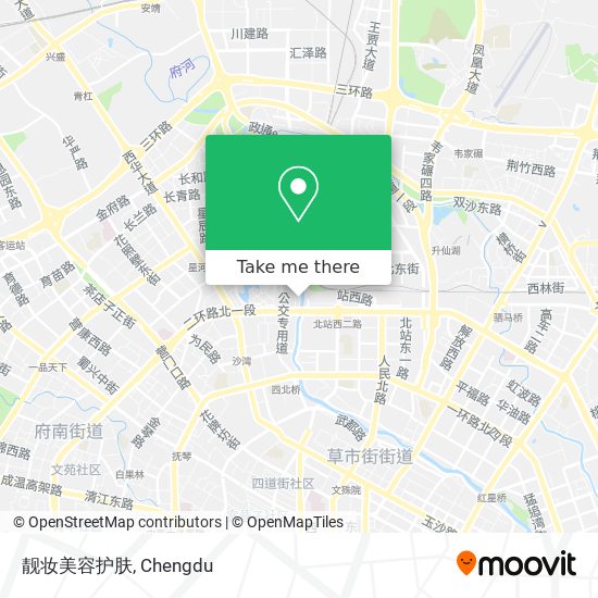 靓妆美容护肤 map