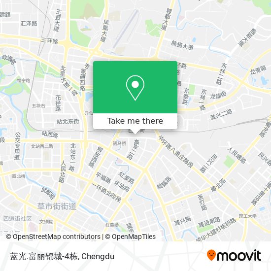 蓝光.富丽锦城-4栋 map
