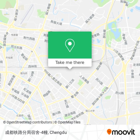 成都铁路分局宿舍-4幢 map