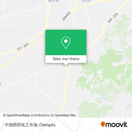中国西部化工市场 map