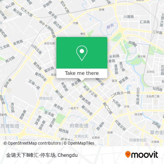 金璐天下Ⅱ峰汇-停车场 map