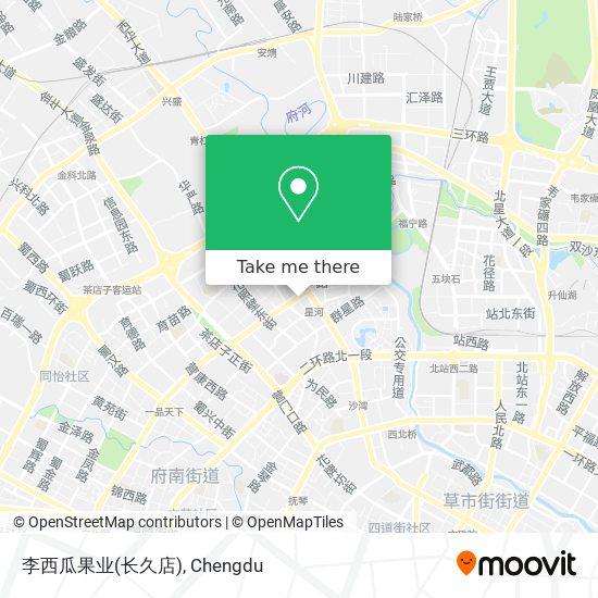 李西瓜果业(长久店) map