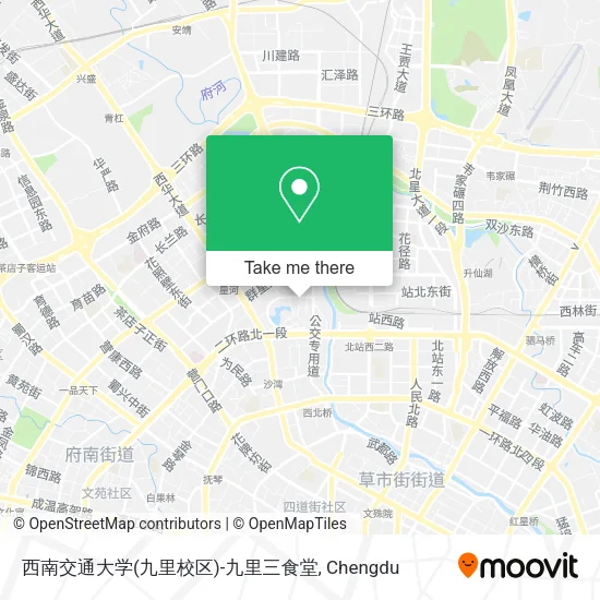 西南交通大学(九里校区)-九里三食堂 map