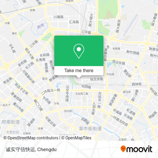 诚实守信快运 map