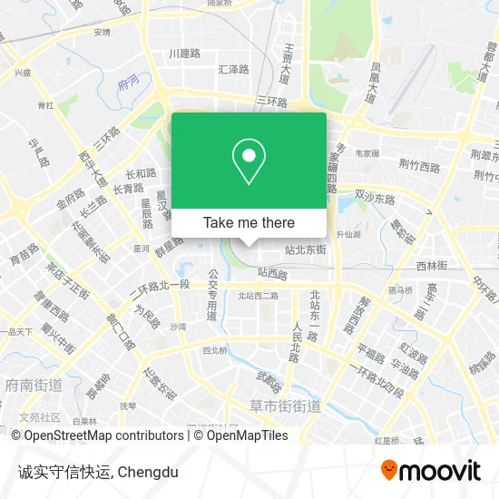 诚实守信快运 map