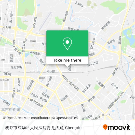 成都市成华区人民法院青龙法庭 map