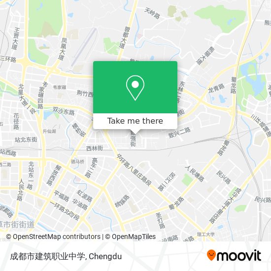 成都市建筑职业中学 map