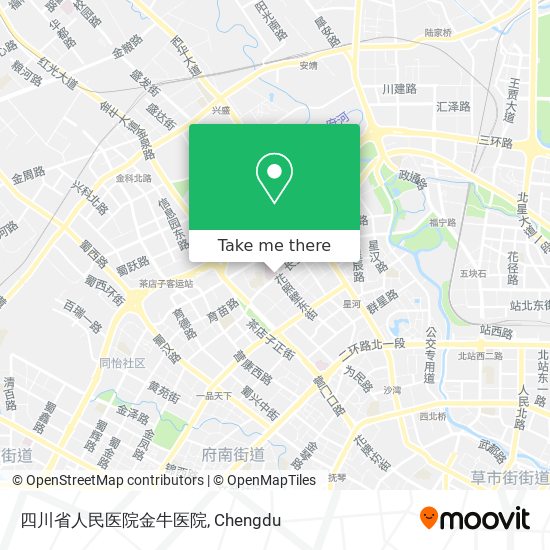 四川省人民医院金牛医院 map