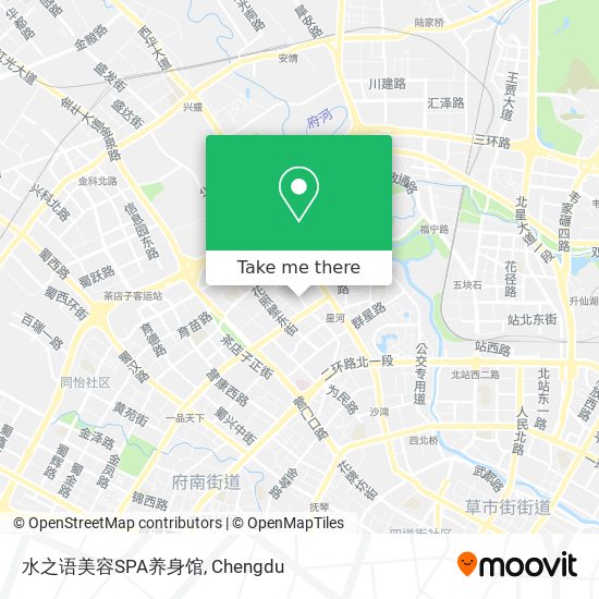 水之语美容SPA养身馆 map