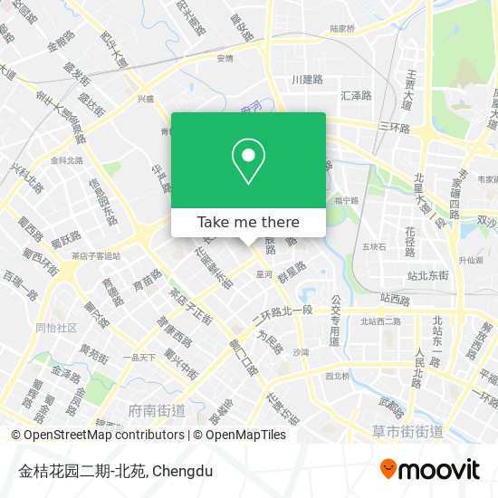 金桔花园二期-北苑 map