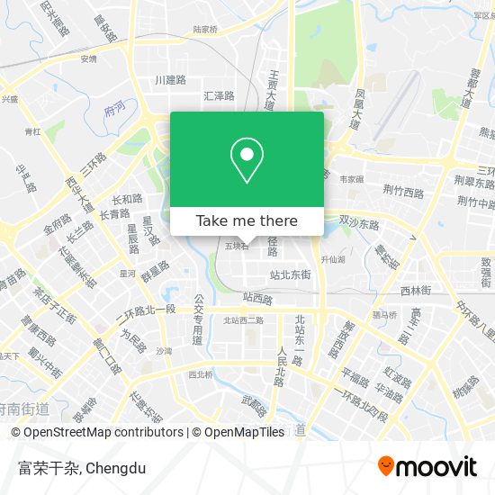 富荣干杂 map