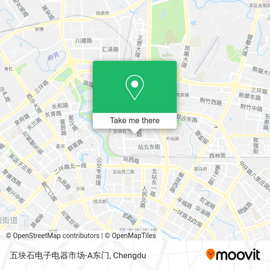 五块石电子电器市场-A东门 map