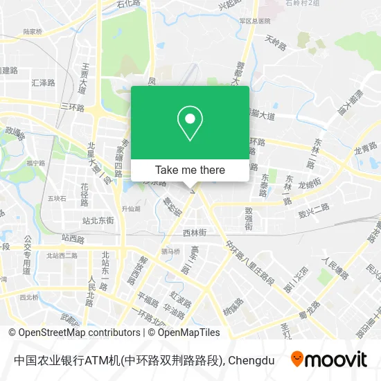中国农业银行ATM机(中环路双荆路路段) map
