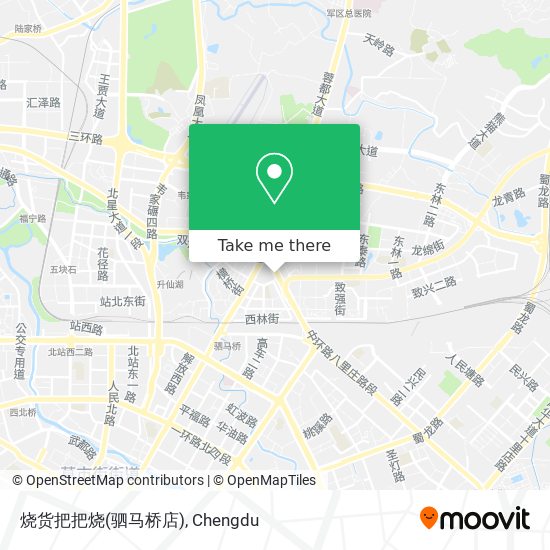 烧货把把烧(驷马桥店) map