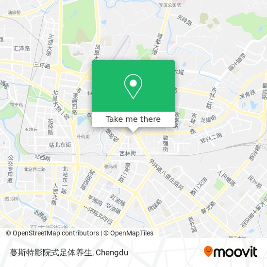 蔓斯特影院式足体养生 map
